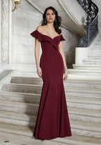Dress Elegant Off-the-Shoulder Sleeveless Prom Dress Mermaid Full Length Ruffle Mother Of The Bride With Train