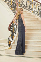 Dress Elegant Sleeveless Prom Dress Mermaid Full Length Mother Of The Bride With Applique