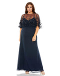 Dress Elegant Straight Tube Sleeveless with Cape Formal Dress Spaghetti Straps Mother of the Bride Dress