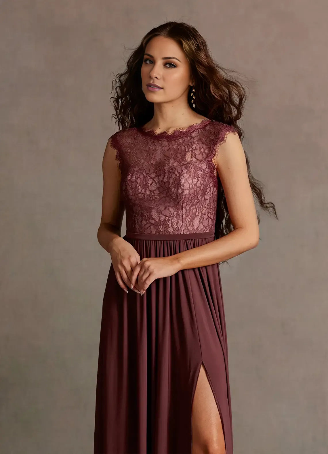 Black Dress Elegant Boat Neck Appliques Maxi Dress Sleeveless Slit A-Line V Back Prom Dress
