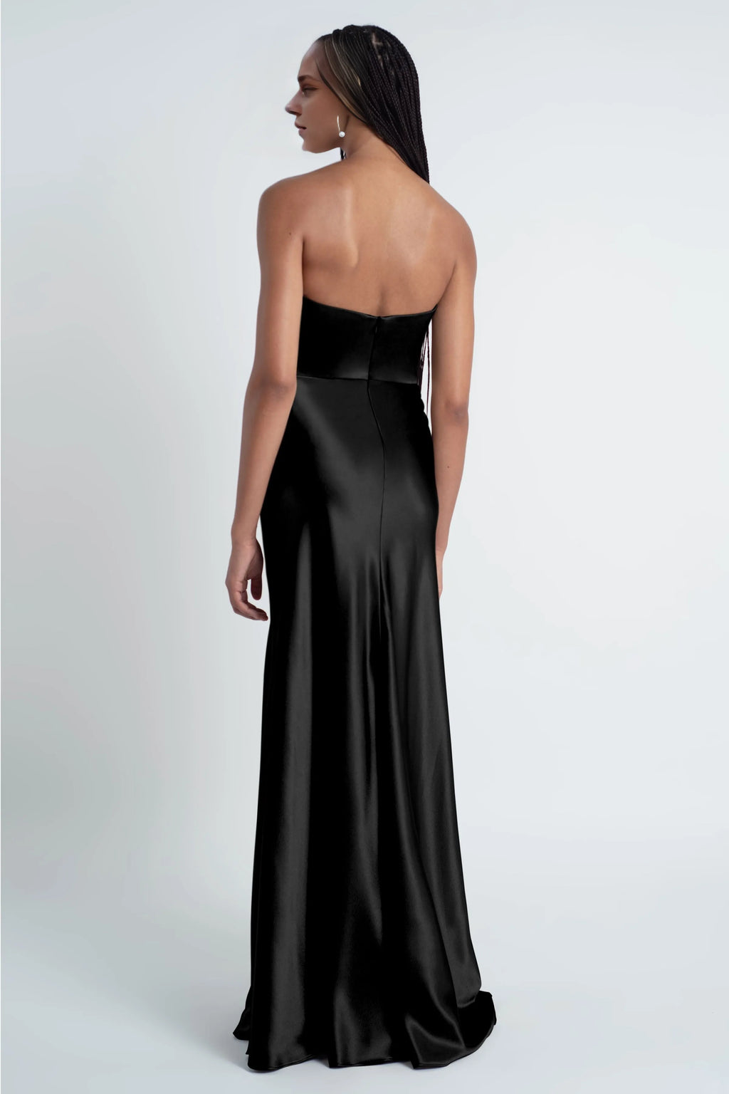 Dress Fashionable Cowl Neck Off The Shoulder Sleeve Evening Dress Bridesmaid Dress Floor-Length Sheath Prom Dress