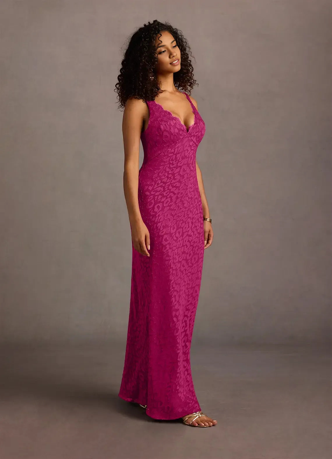 Dress Regular Straps Deep V Neck Elegant Appliques Maxi Dress Sleeveless Mermaid Backless Prom Dress