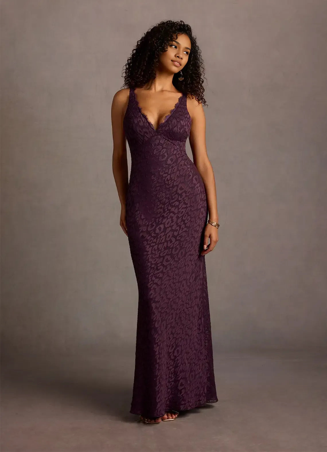 Dress Regular Straps Deep V Neck Elegant Appliques Maxi Dress Sleeveless Mermaid Backless Prom Dress