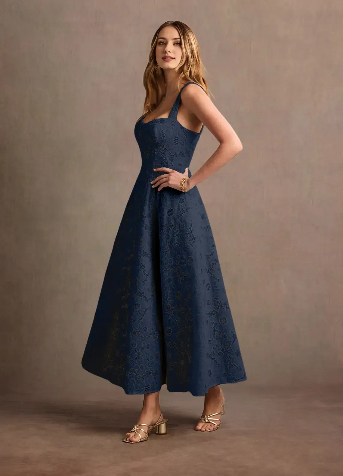 White Dress Regular Straps Elegant Sweetheart Maxi Dress Prom Dress Modern A-Line Evening Dress