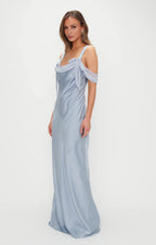 Dress Regular Straps Square Neck Sleeveless Maxi Dress Column Simple Backless Prom Dress