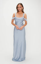 Dress Regular Straps Square Neck Sleeveless Maxi Dress Column Simple Backless Prom Dress