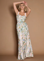 Dress Regular Straps Sweetheart Elegant Maxi Dress Prom Dress Backless Romantic Flower Mermaid Evening Dress