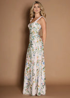 Dress Regular Straps Sweetheart Elegant Maxi Dress Prom Dress Backless Romantic Flower Mermaid Evening Dress