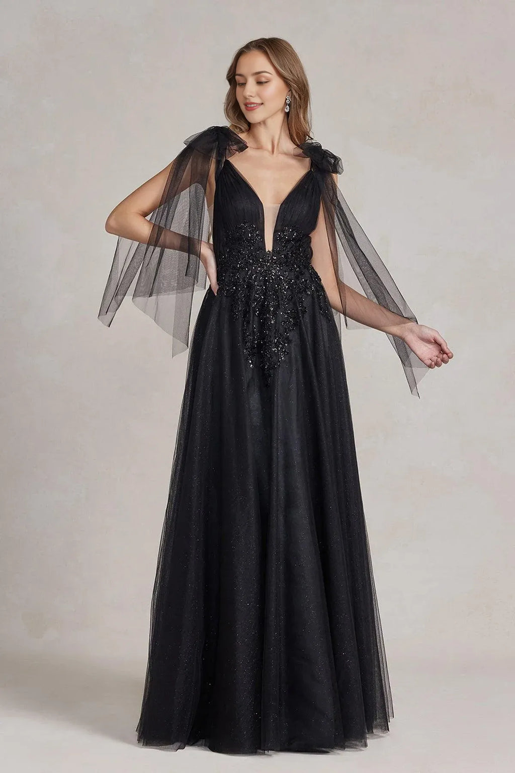 Dress Spaghetti Straps Luxury Sleeveless Formal Dress A-Line Full Length Backless Prom Dress