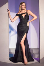 Dress Spaghetti Straps Luxury Sleeveless Formal Dress Mermaid Full Length Backless Prom Dress With Slit
