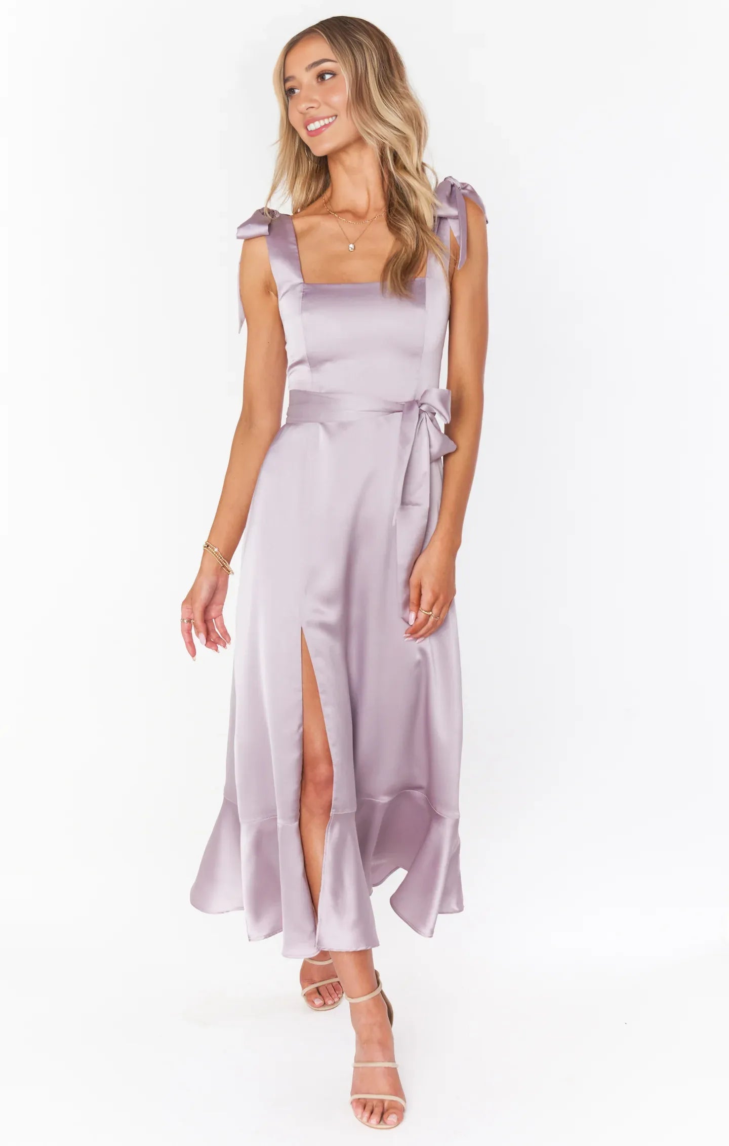 Dress Square Neck Champagne Sleeveless Maxi Dress Column Solid Color Backless Fashion Prom Dress