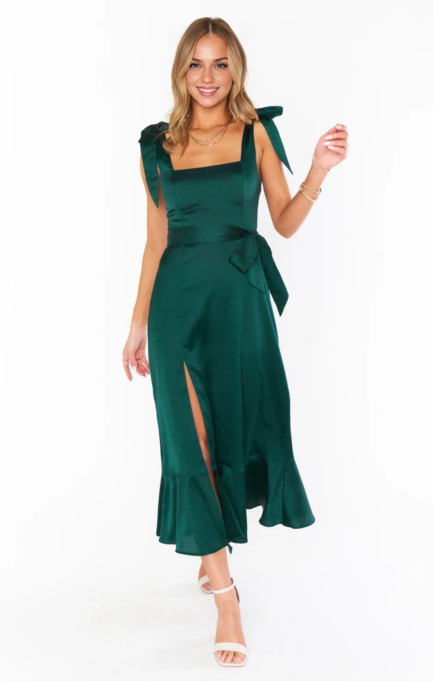 Dress Square Neck Champagne Sleeveless Maxi Dress Column Solid Color Backless Fashion Prom Dress