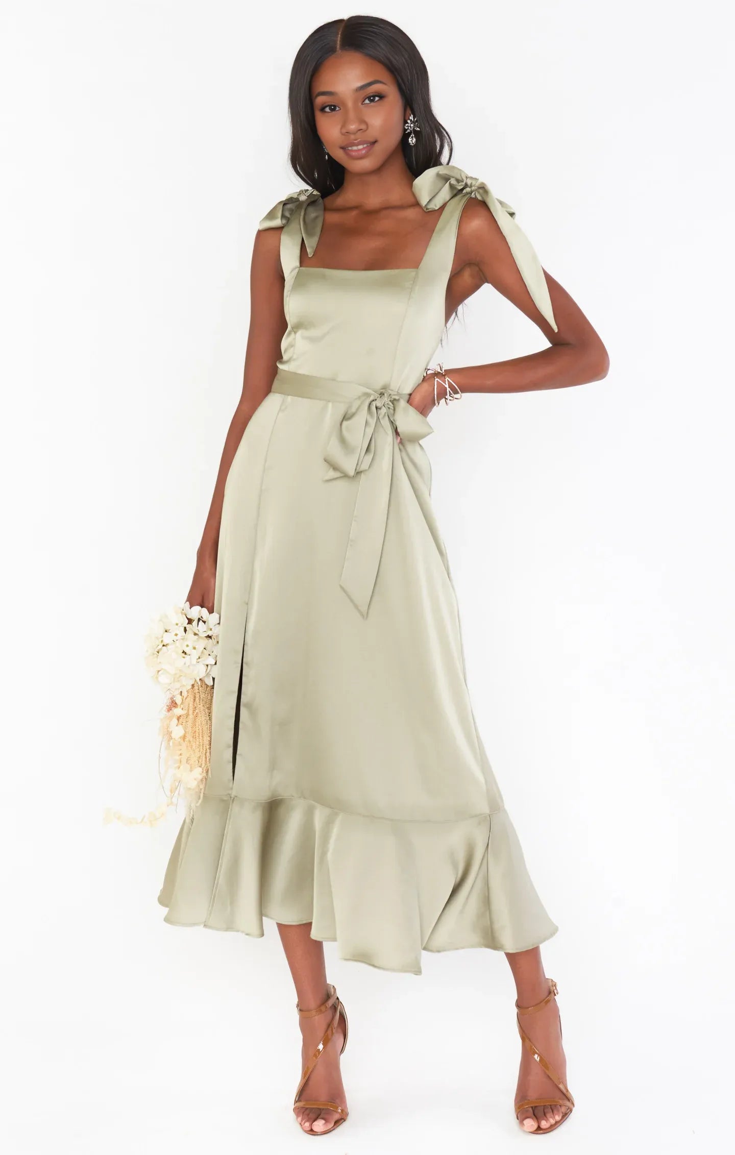 Dress Square Neck Champagne Sleeveless Maxi Dress Column Solid Color Backless Fashion Prom Dress