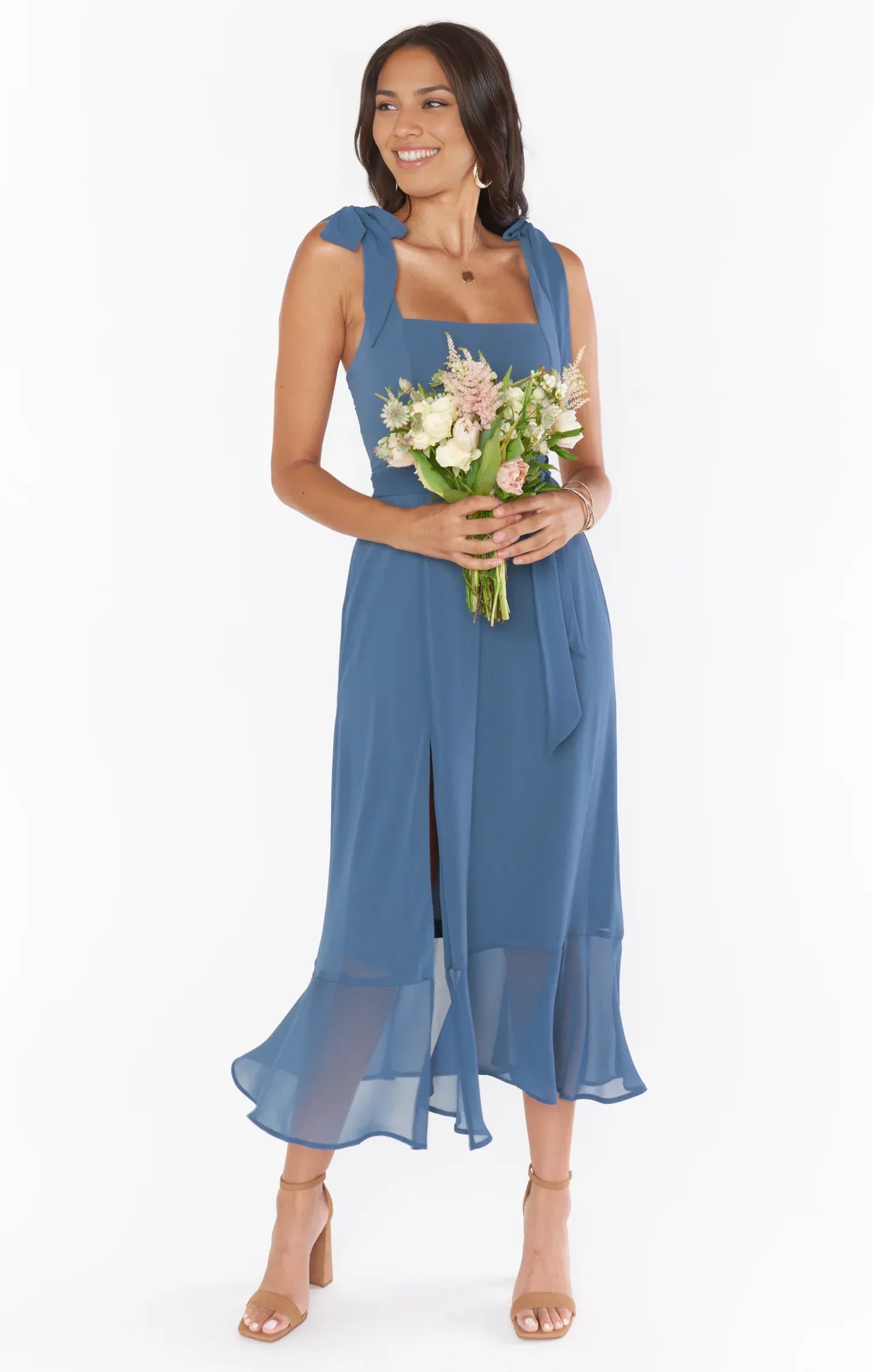 Dress Square Neck Emerald Sleeveless Maxi Dress Column Solid Color Backless Fashion Prom Dress