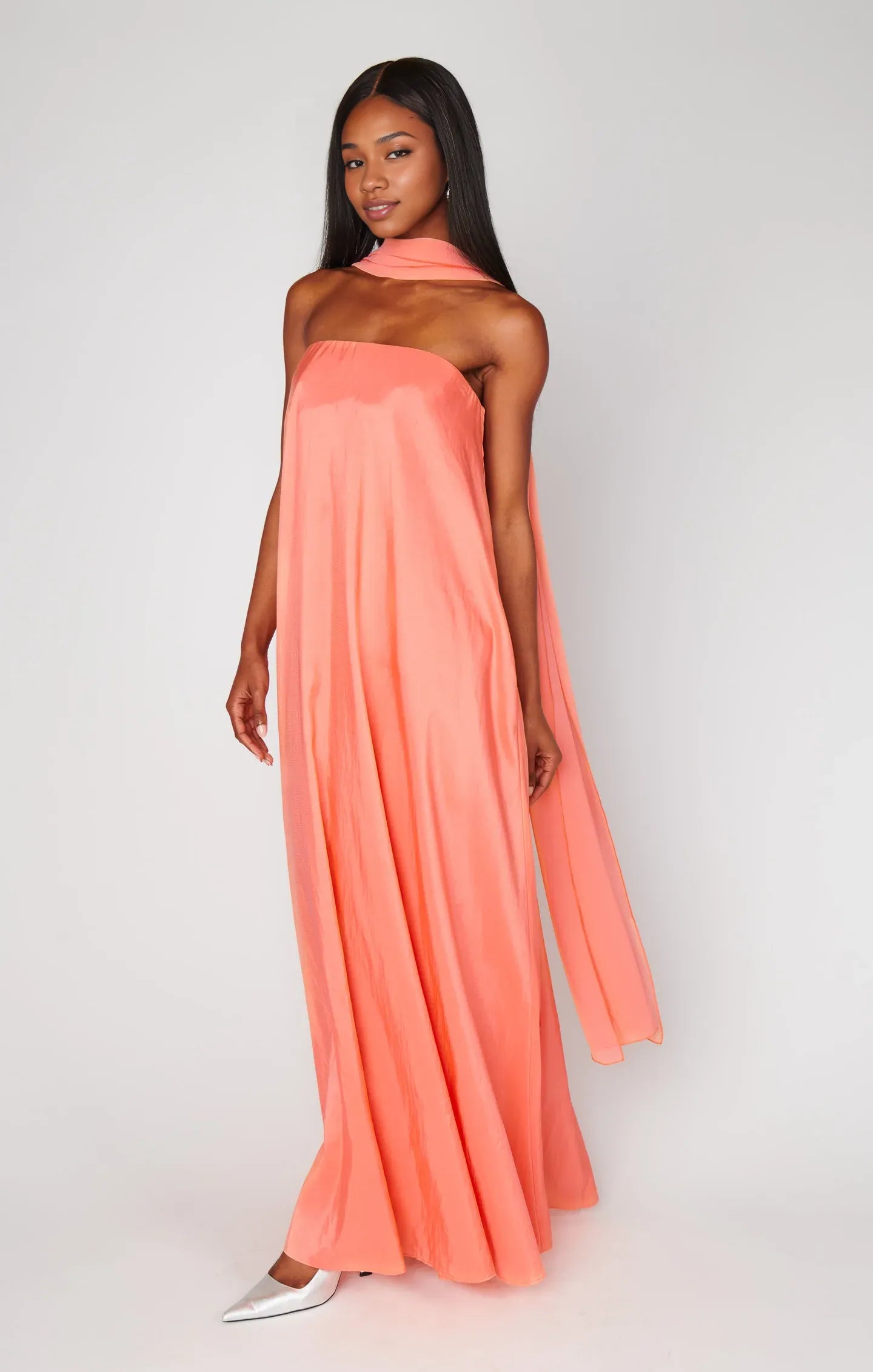 Black Dress Strapless Off the Shoulder Sleeveless Maxi Dress A-Line Solid Color Backless Fashion Prom Dress