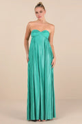 Black Dress Vintage Sweetheart Strapless Maxi Dress Evening Dress A-Line Sleeveless Prom Dress