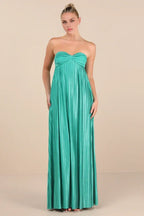 Black Dress Vintage Sweetheart Strapless Maxi Dress Evening Dress A-Line Sleeveless Prom Dress