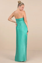 Black Dress Vintage Sweetheart Strapless Maxi Dress Evening Dress A-Line Sleeveless Prom Dress