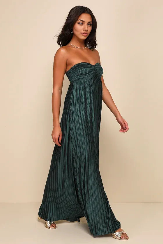 Black Dress Vintage Sweetheart Strapless Maxi Dress Evening Dress A-Line Sleeveless Prom Dress