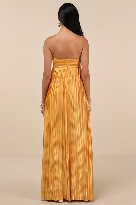 Black Dress Vintage Sweetheart Strapless Maxi Dress Evening Dress A-Line Sleeveless Prom Dress