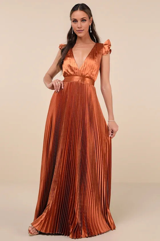 Sage Green Dress Fashion Lace-Up Pleated Maxi Dress Evening Dress A-line Sleeveless Ruffles Prom Dress
