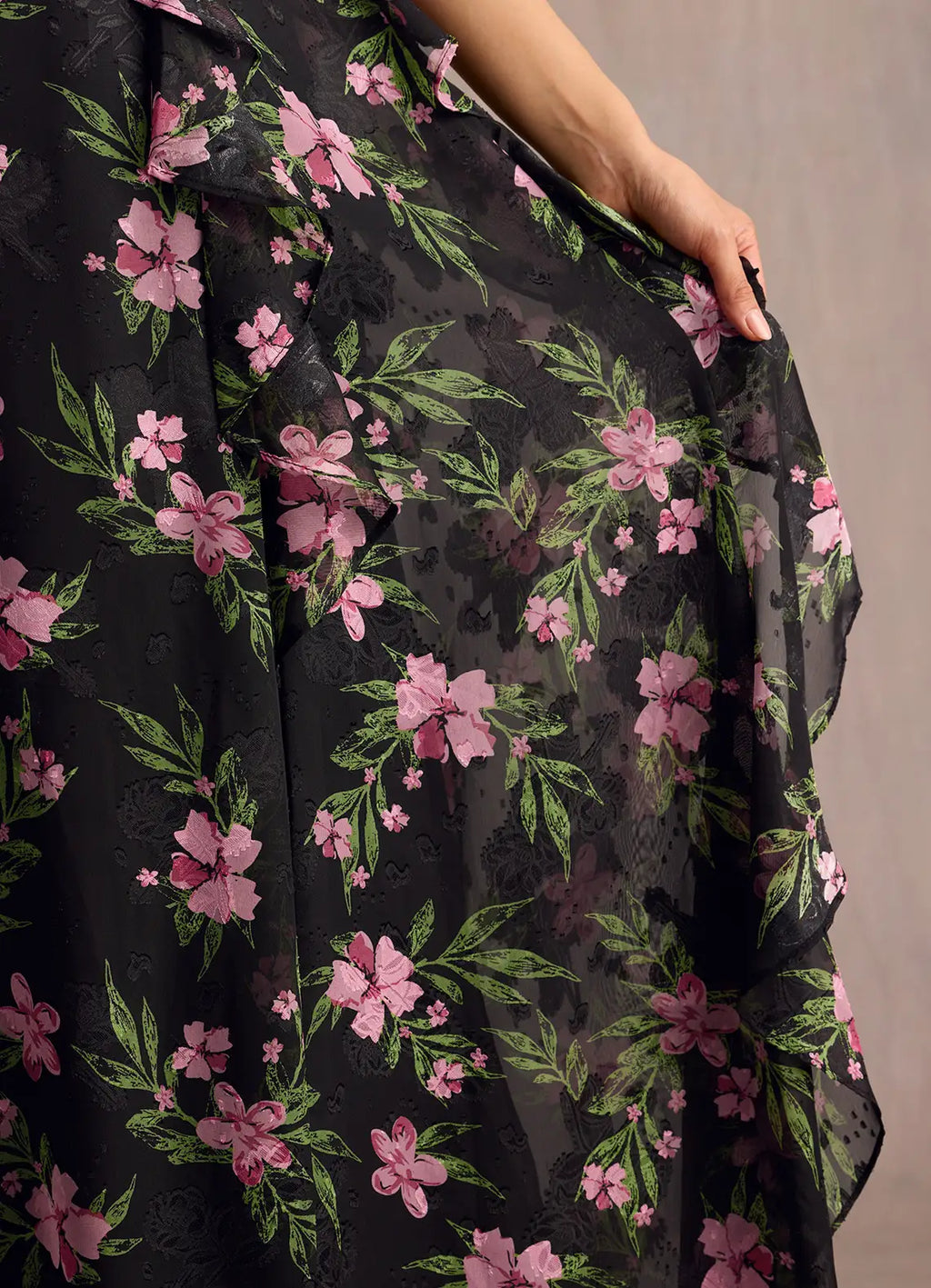 Dress Spaghetti Straps V Neck Elegant Maxi Dress Prom Dress Sleeveless Backless Flower Printed A-Line Evening Dress
