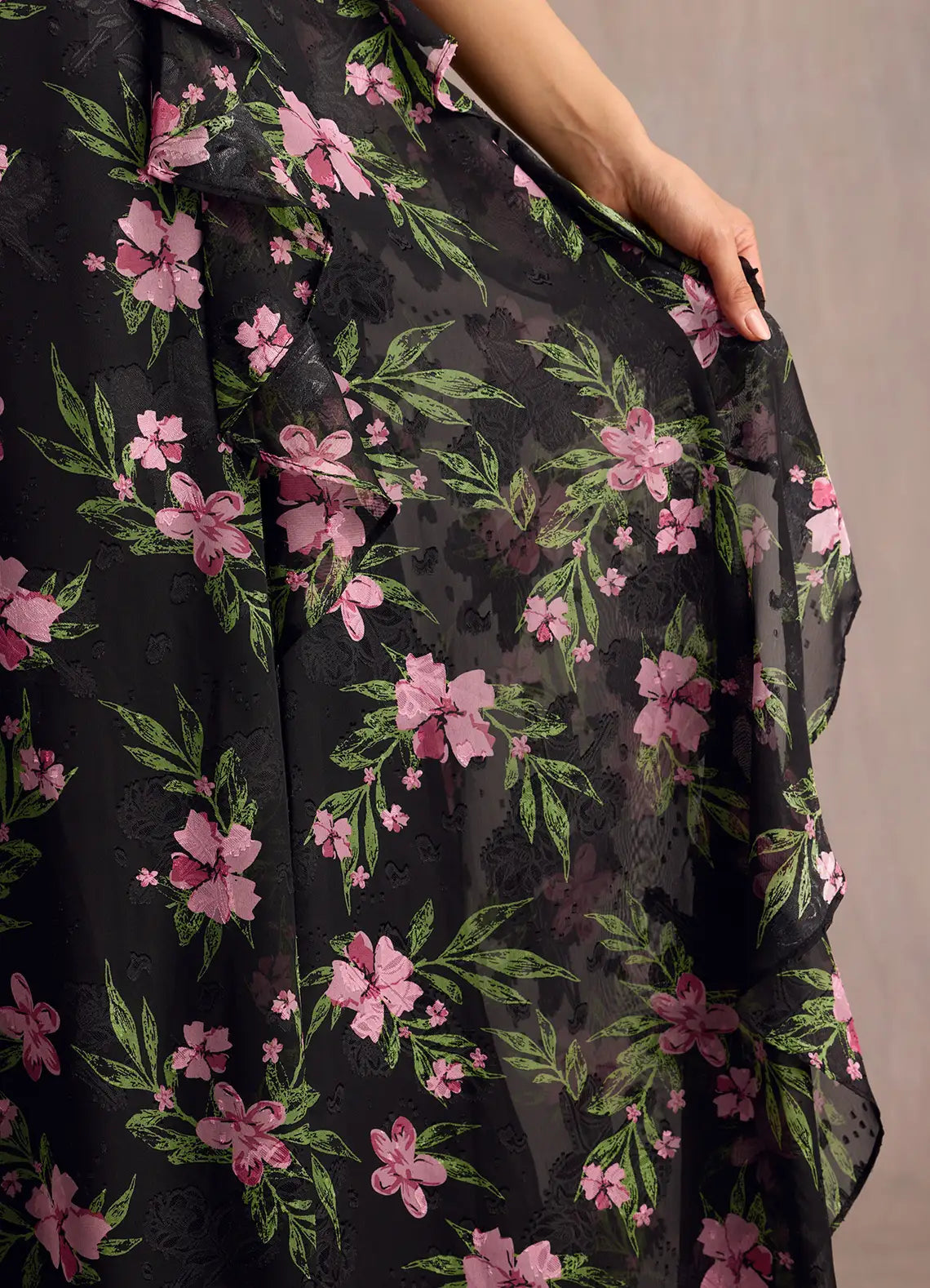 Dress Spaghetti Straps V Neck Elegant Maxi Dress Prom Dress Sleeveless Backless Flower Printed A-Line Evening Dress