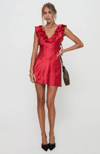 Wonderful Sheath/Column V Neck Sleeveless Up Short-Mini Homecoming Dress