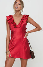 Wonderful Sheath/Column V Neck Sleeveless Up Short-Mini Homecoming Dress