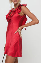 Wonderful Sheath/Column V Neck Sleeveless Up Short-Mini Homecoming Dress