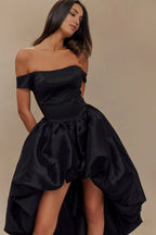 affordable Strapless Prom Dresses Elegant Prom Dresses for Ladies Beautiful A-Line Asymmet Hem Ball Gowns
