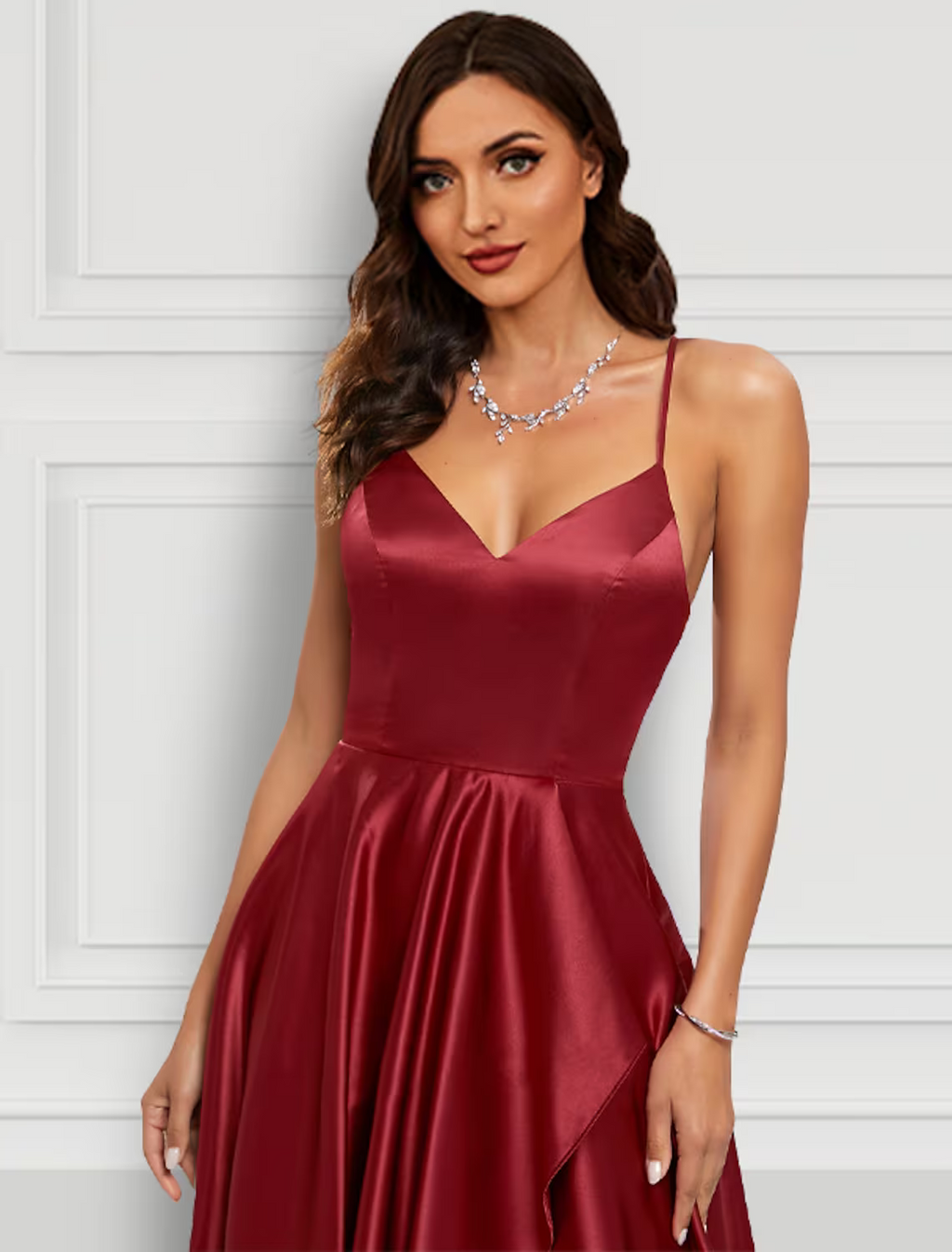 A-Line Prom Dresses Sexy Dress Formal Asymmetrical Sleeveless Strap Charmeuse with Ruffles Slit