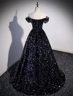 Ball Gown Prom Dresses Sexy Dress Wedding Sleeveless Off Shoulder Sequined with Pleats Sequin