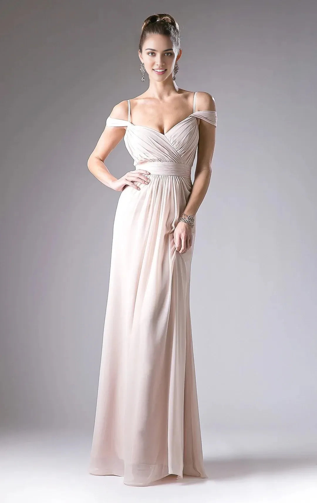 Elegant A-Line Sweetheart Off-Shoulder Open-Back Floor-Length Prom Dress