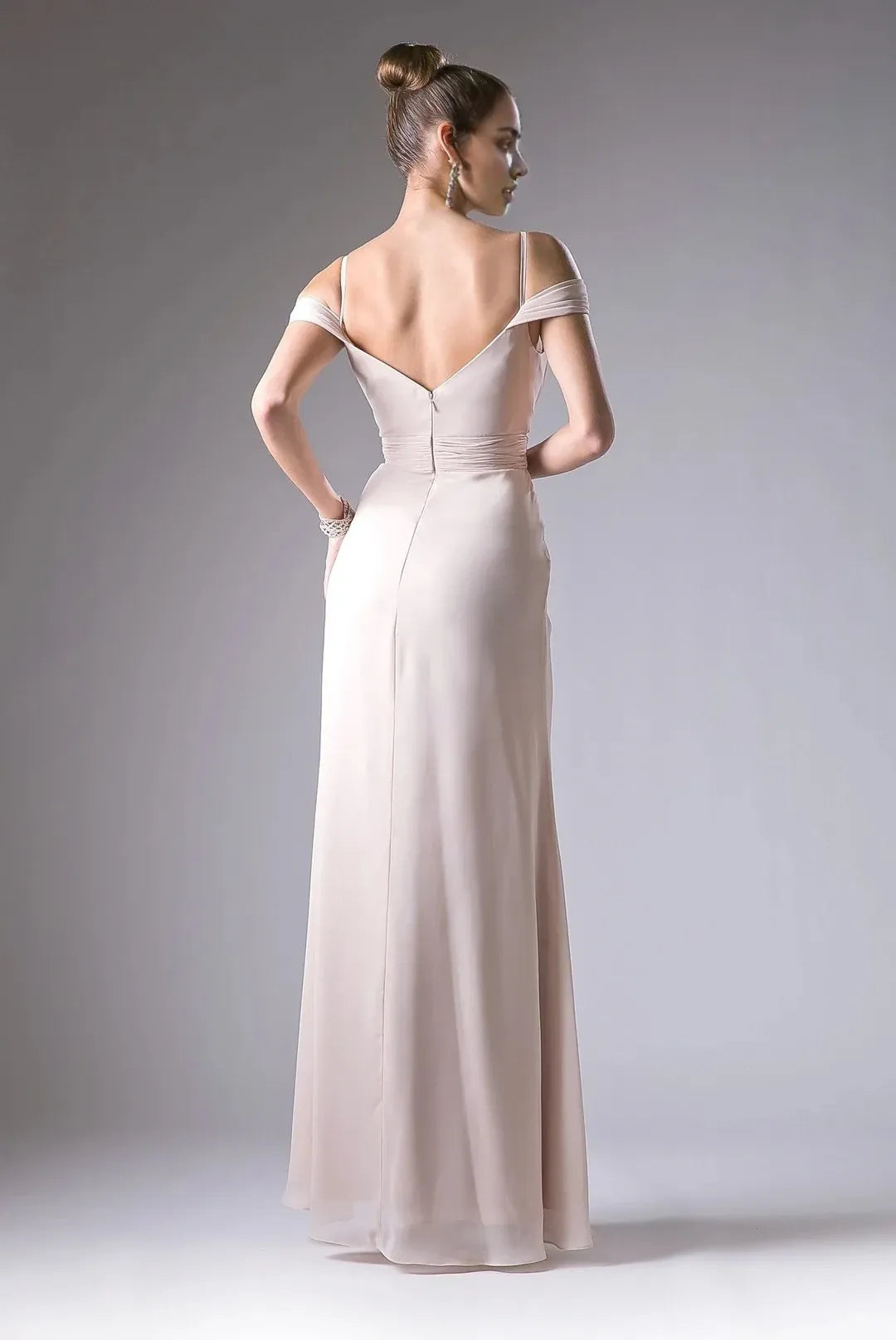 Elegant A-Line Sweetheart Off-Shoulder Open-Back Floor-Length Prom Dress