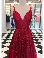 Tulle Bridesmaid Dress A-Line/Princess Bateau Knee-Length With Appliqued