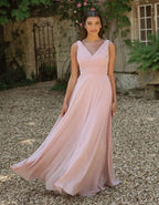 a gorgeous pleated bodice with an unexpected romantic cowl back