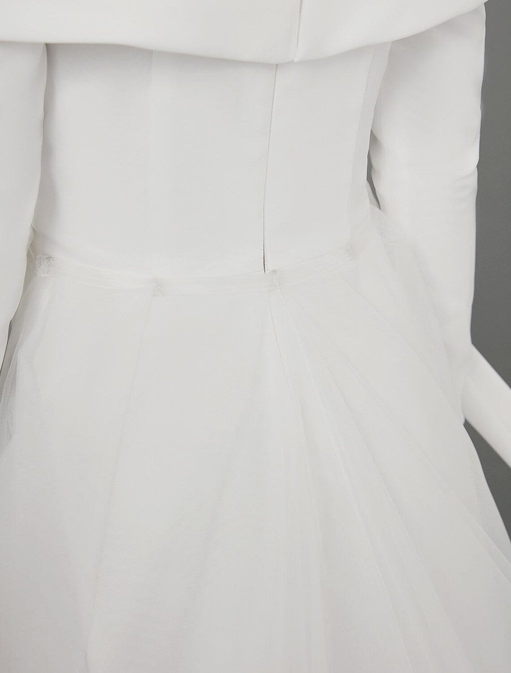 Engagement Formal Wedding Dresses A-Line Long Sleeve Off Shoulder Chiffon With