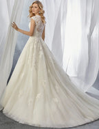 Engagement Formal Dresses Ball Gown Straps Lace With
