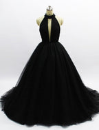 Ball Gown Evening Gown Minimalist Dress Quinceanera Formal Evening Court Train Sleeveless Sweetheart Tulle with Sleek