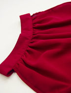 A-Line High Waisted Cocktail Party Dress Halter Neck V Back Engagement Semi-formal Dance Sleeveless Knee Length Chiffon with Sleek Tier