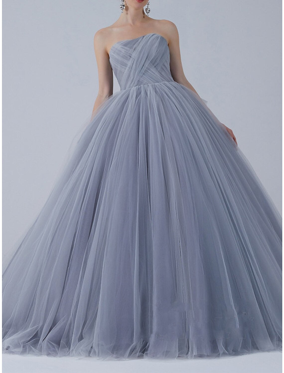 Ball Gown Prom Dresses Luxurious Dress Quinceanera Prom Sweep / Brush Train Short Sleeve Off Shoulder Organza with Bow(s) Pleats